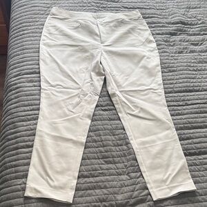 Christopher & Banks Light Grey Ankle Pants